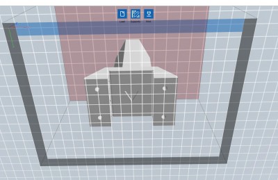 Model 1mm off the bed