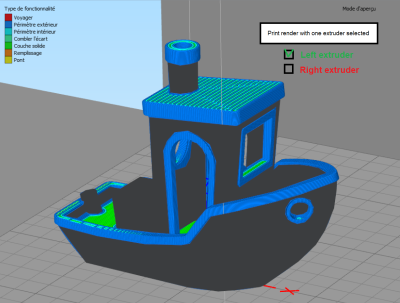 Preview with selected extruder example