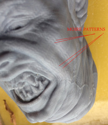 Print exhibiting the moire artifacts