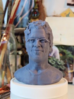 3" zbrush portrait of makeup FX man Steve Johnson