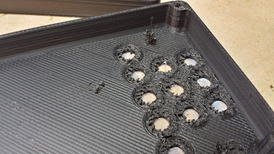 Printed with black ABS, 100 degree bed, 230 degree print head.