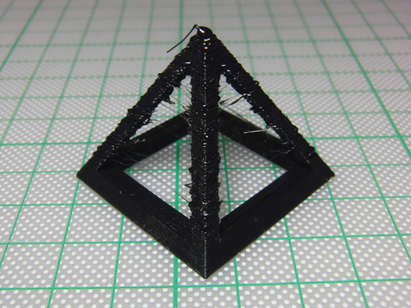 Default PLA settings for high quality, no coast selected