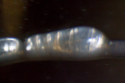Air bubble enlargement (badly focused)