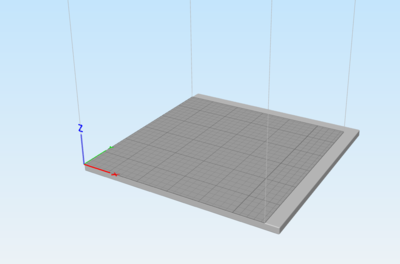 my first printer: printbed