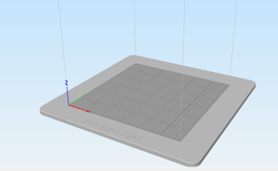 my second printer: printbed