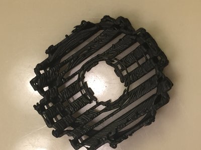 removed support structure - ABS