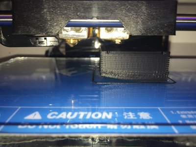 3D Print w/ Warping on bottom left :(