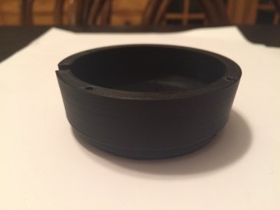 How it was printed (like a bowl)