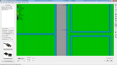 Slicer result for the attached factory file