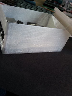 Thin wall (0.07 inch) box for Raspberry Pi