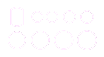 Simplify3D output in magenta rendered over Cubicon output in black.