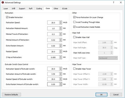 Idea Maker Settings