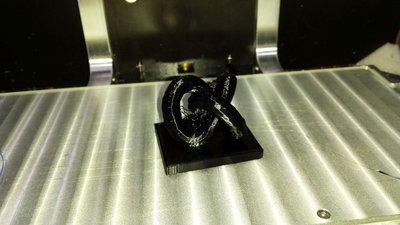 Front of knot