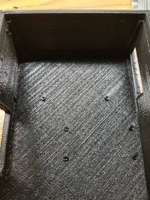 5 .300 layers atop fast honeycomb.  First layer is very rough but it gets significantly better by layer 3 and probably looks as good as 5 does.