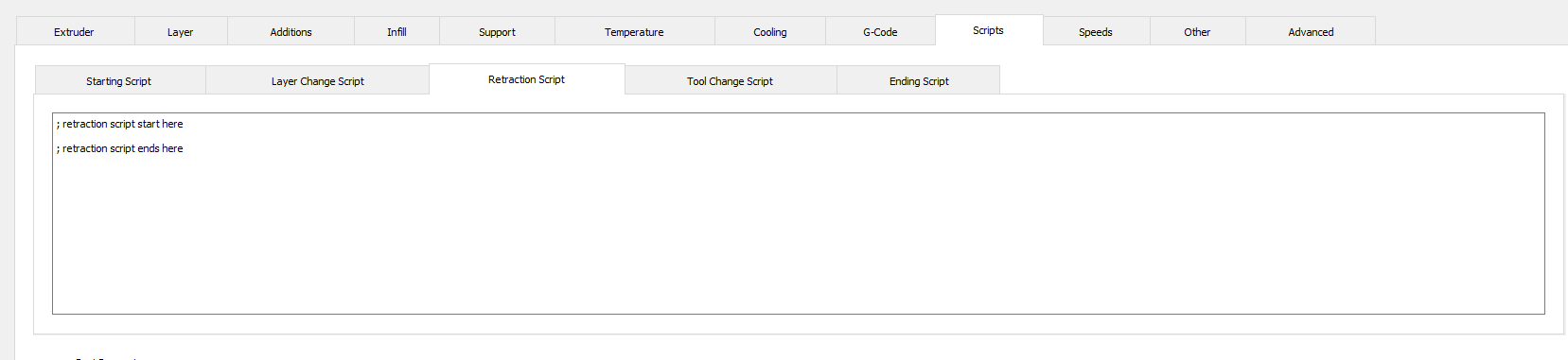 just the screenshot of the Retraction Script page