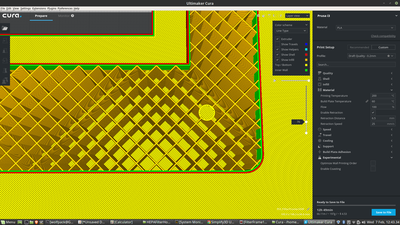 cura circular surface outline