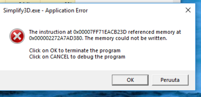 Application Error