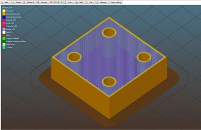 Tested bridging detection with Slic3r PE software.